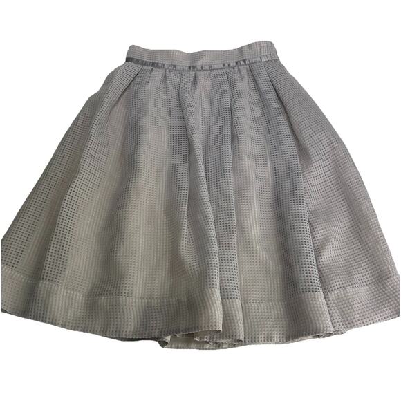 jill stuart gray mesh midi a-line skirt Size S - Picture 1 of 9